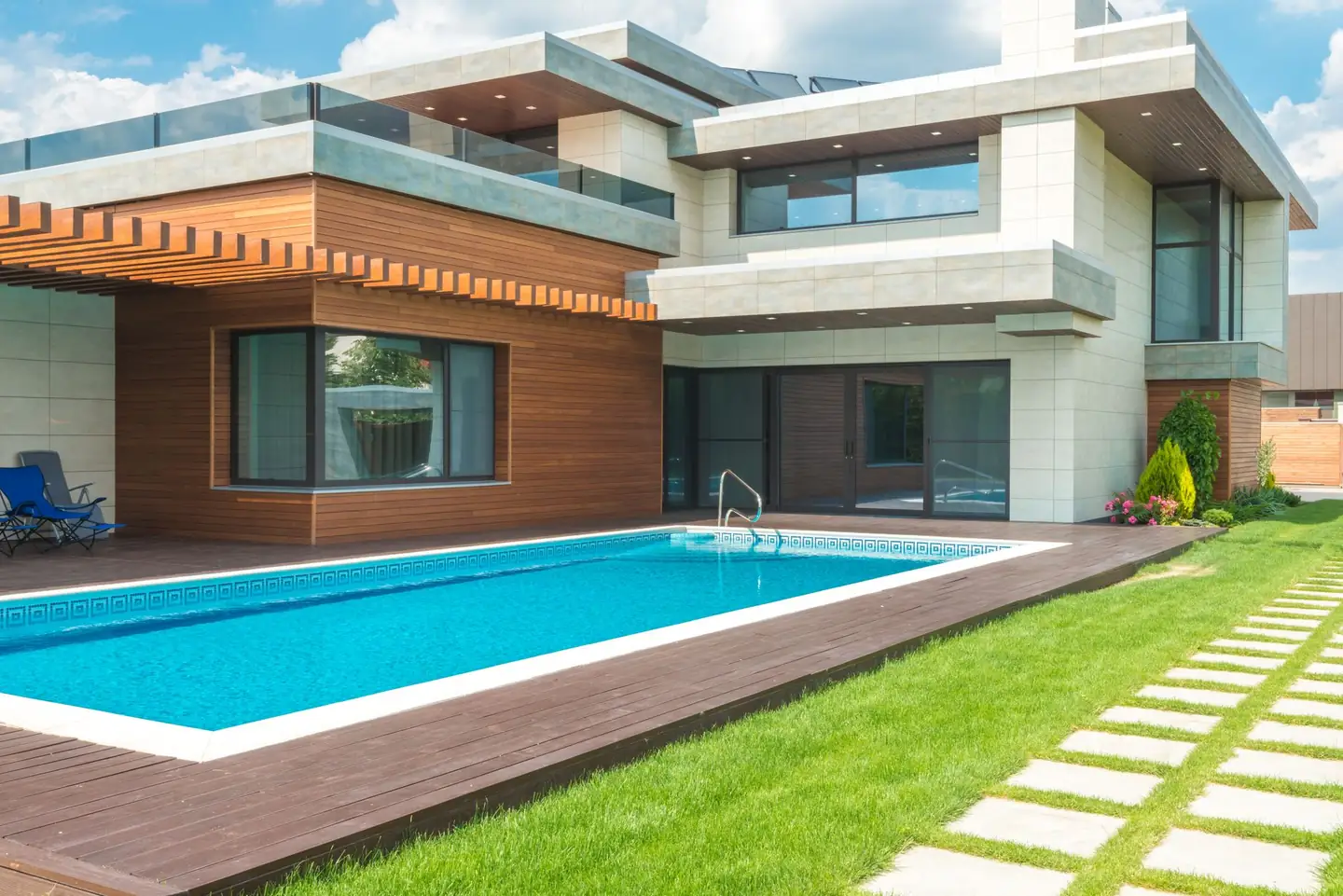 Swimming pool built in Narellan, NSW